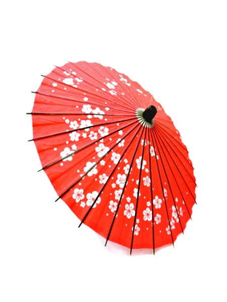 Wagasa red umè sunshade Wagasa red umè sunshade