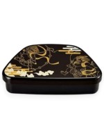 Bento onigiri Fujin Raijin lacquered