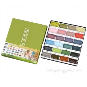 Tambi Kuretake 24 color zig gansai palette Art Nouveau
