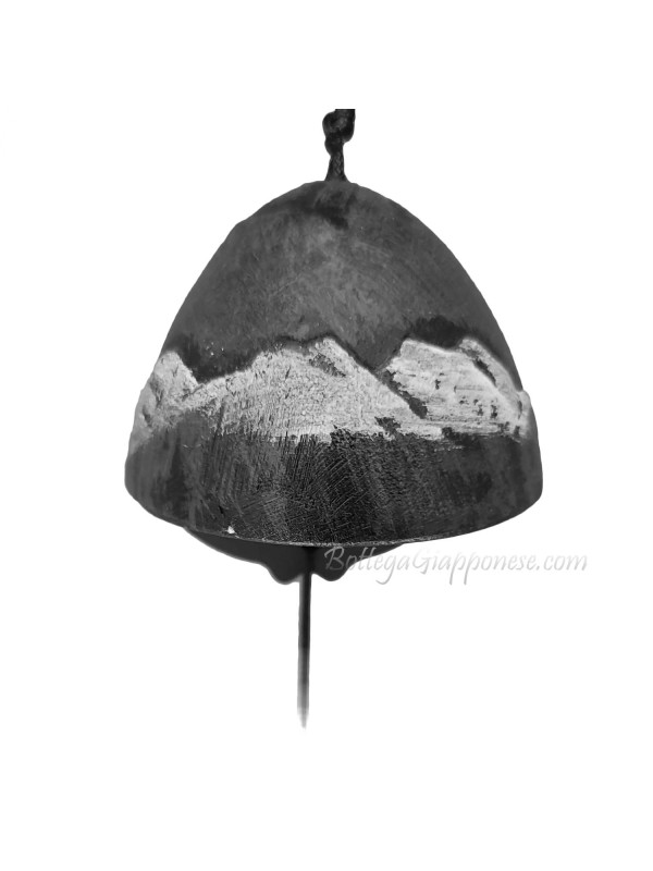 Fuurin Japanese iron bell Mount Fuji