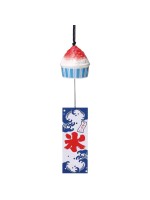 Fuurin (Japanese wind chime) and strawberry flavored shaved ice