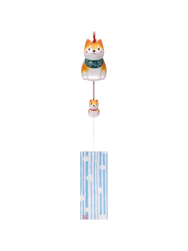 Fuurin Shiba Inu Lucky Wind Chime