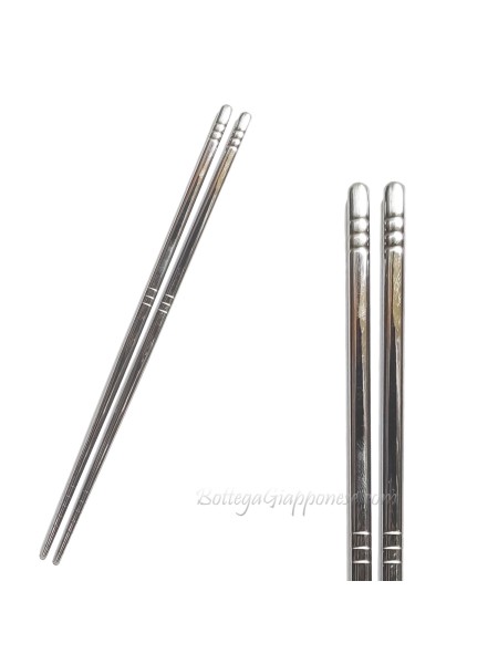Hashi stainless steel chopsticks lines