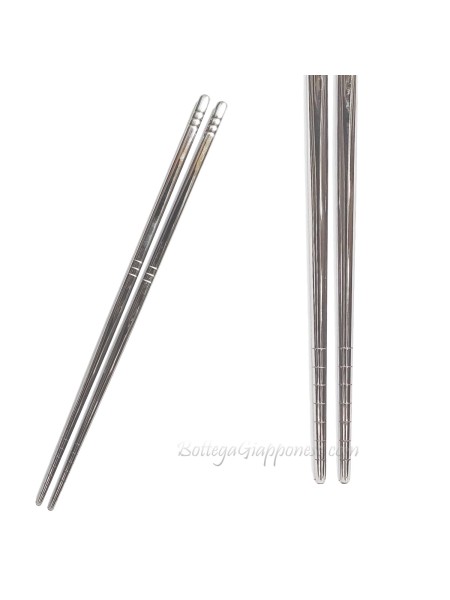 Hashi stainless steel chopsticks lines