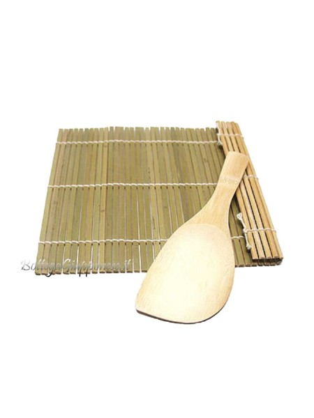 Temaki mat with scoop Temaki mat with scoop