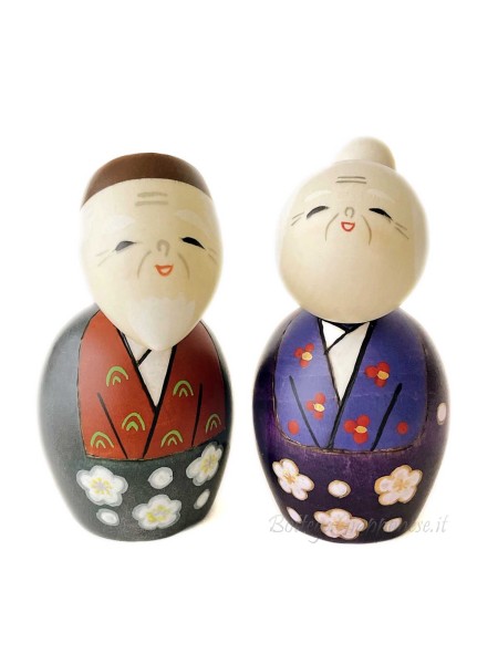 Kokeshi couple Tomoshiraga