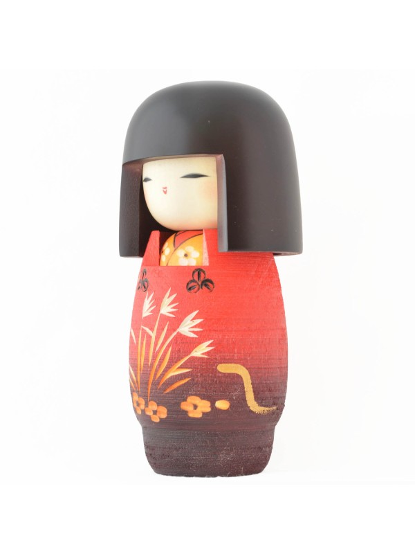 kokeshi doll wooden travel 