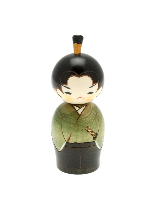 kokeshi wakasamurai Handcrafted