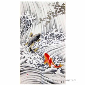 Noren koi carp Japanese curtain