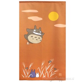 Noren curtain Totoro see the moon together