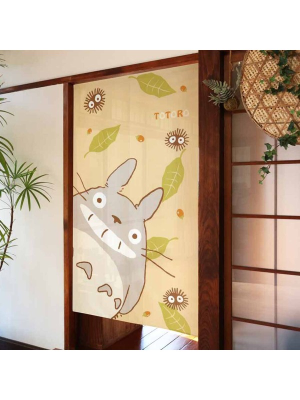 Noren tends Totoro cheerful and smiling