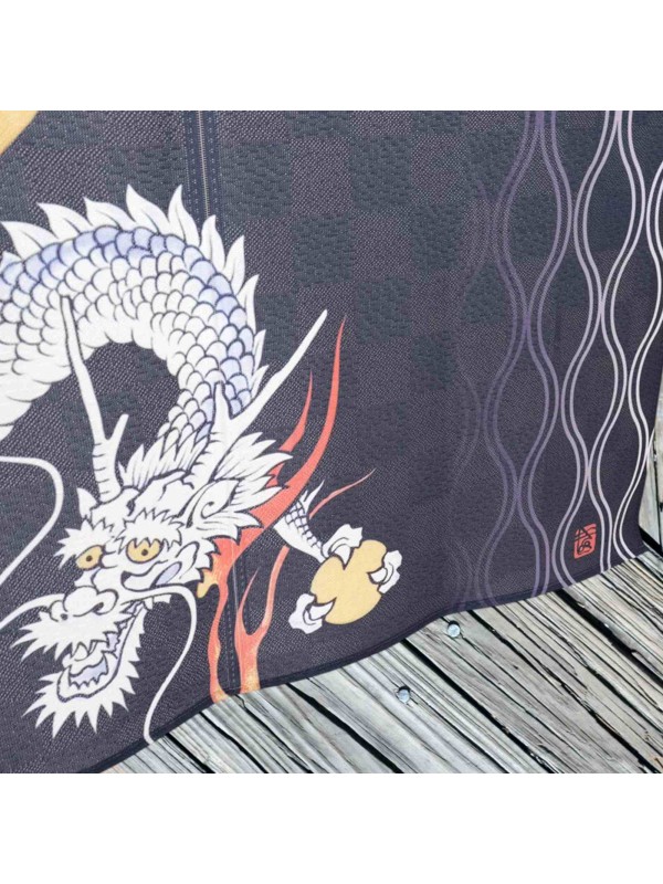 Noren big wave short Japanese curtain